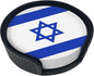 Israel Flag Coasters for Drinks