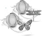 2pcs Tea Infuser,Loose Leaf Tea Steeper Tea Strainer with Charm Handmade Dragonfly Butterfly Pendant Tea Ball Tea Filter Tea Infusers for Loose Tea