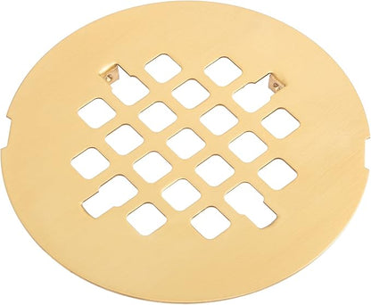 Artiwell 4-1/4” OD Snap-in Shower Drain Cover, Round Shower Drain Strainer Grid, Replacement Cover, Designed for Long-Lasting