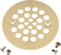 Artiwell 4-1/4“ Shower Strainer Drain Trim Set, Screw-in Shower Strainer Drain Cover, Plastic-Oddities Style Replacement Strainer Grid, Machine & Self-Tapping Screws Included (Champagne Bronze)