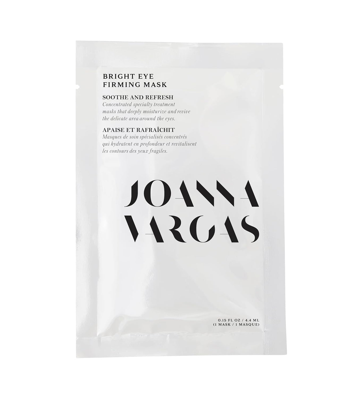 Joanna Vargas Eye Gel Mask – Hydrating Under Eye Patches with Hyaluronic Acid & Chamomile – Depuffing Eye Mask for Dark Circles, Puffiness & Fine Lines – Gel Eye Pads for Women – 1 Pair