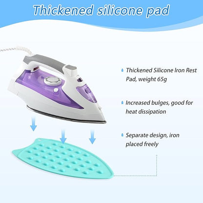Ironing Mat Portable Ironing Pad Ironing Blanket for Table Top Heat Resistance Double-Side Using Travel Large 47.2 x 27.6 Inch Foldable Lightweight Clover Hearts