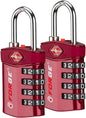 Forge Travel Lock,TSA Approved Luggage Locks for Air Travel, Gym Lockers, School Lockers, Pelican Cases, Gun Case, Easy Read Dials, Durable Alloy Body
