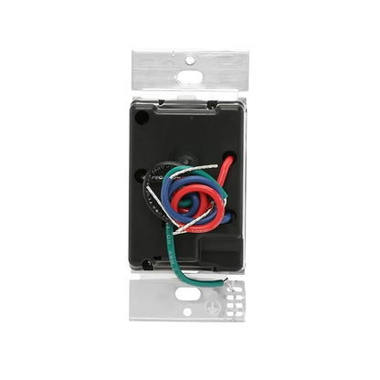 Lutron Diva Smart Dimmer Light Switch with Wallplate for Caseta Lighting (Lutron Smart Hub Required), for LED Lights, 150W, Single-Pole/3-Way, No Neutral, White (DVRFW-6L-WH-A)