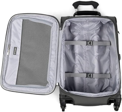 Travelpro Maxlite 5 Softside Expandable 2-Piece Luggage Set — Carry-On and Large Checked Luggage — Shadow Grey