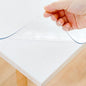 54 x 54 Inch Clear Table Cover Protector, Clear Table Protector for Dining Room Table, 1.5mm Plastic Table Cover, Waterproof Table Pad for Kitchen, Office
