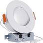 HALO RA 6-Inch Canless LED Recessed Downlight with Adjustable Gimbal, Selectable Lumens and Color Temperatures, Dim-to-Warm - RA6LS9FSD2W1EWHDM