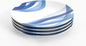 TervisHome Melamine Dinner Plates - Set of 4 | Yao Cheng Azure Collection | Durable Stoneware-like Quality, Dishwasher Safe, Perfect for Indoor and Outdoor Use
