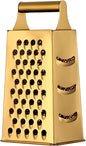 Multifunctional Stainless Steel Grater Slicer with Handle, Large 4 Sides Cutter for Ginger, Garlic, Cucumbers, Carrots, Cheese, Potato