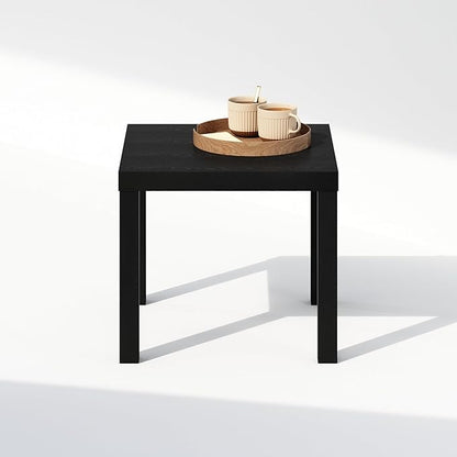 Furinno Classic Coffee Table, Square Modern Coffee Table