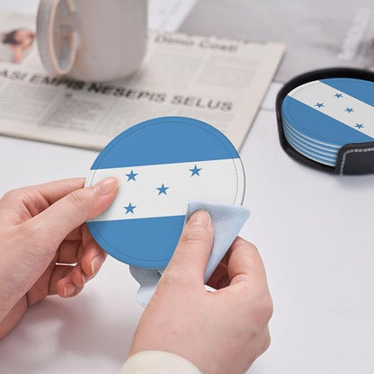 Honduras Flag Coasters for Drinks