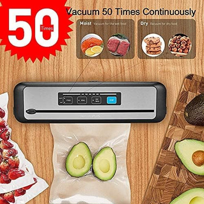 INKBIRD WIFI Sous Vide Cooker ISV-100W and Vacuum Sealer Machine | 1000W Sous-Vide Cooker Immersion Circulator with 14 Preset Recipes on APP and Thermal Immersion, Fast-Heating with Timer