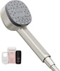 Canopy Handheld Filtered Shower Head & Scalp Massager - High Pressure Shower Head Filter for Hard Water - Shower Filter To Reduce Impurities for Healthier Scalp, Skin & Hair - Hair Growth - Nickel
