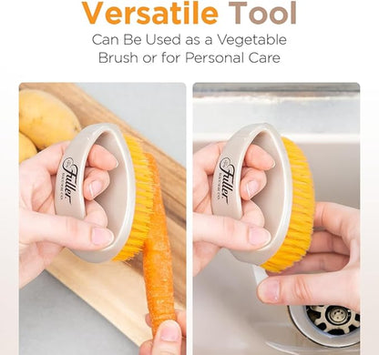 Fuller Brush Easy Hold Scrubby Brush – Ergonomic Non-Slip Grip Handle – Durable Stiff Bristles for Kitchen, Sink, Pots and Pans, Handheld Cleaning Brush (Pack of 1)