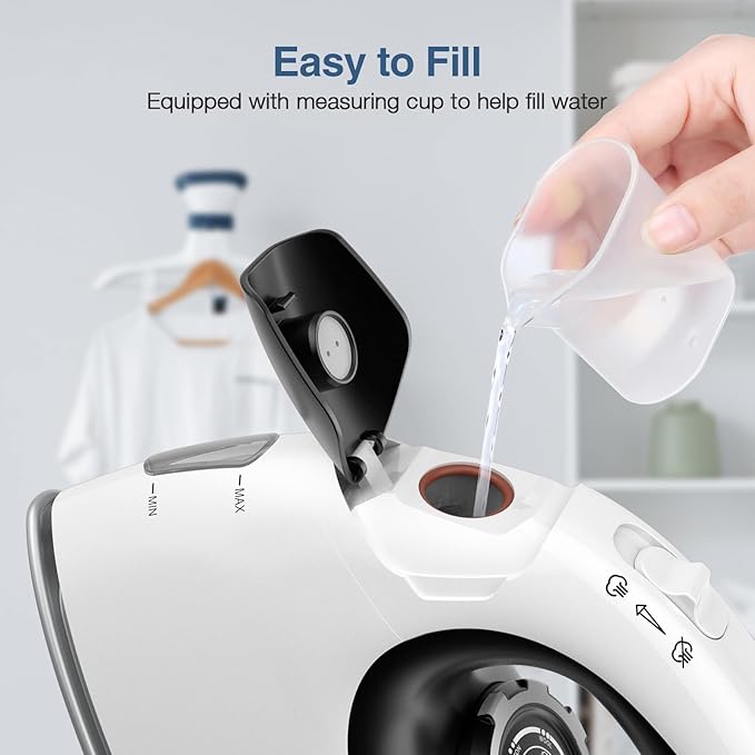 Sundu Mini Travel Iron with Steam,1000W Portable Non-Stick Soleplate Steam Small Iron for Quilting & Sewing,300 Microsteam Holes,90ml Water Tank,Lockable Safety Base,Digital Temperature Control