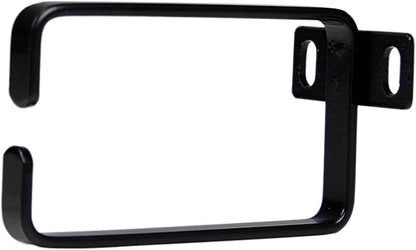 StarTech.com 1U Vertical 2.2 x 3.9in Server Rack Cable Management D-Ring Hook w/ Flexible Opening - Network Rack-Mount Cord Organizer Ring (CMHOOK1U),Black