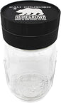 Homegrown Jar Head - 2 Piece Ball Mason Jar Herb & Spice Grinder - Black
