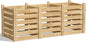 Greenes Fence Cedar Wood Composter, 24" W x 72" L x 31" H / 231.9 Gallons - Made in USA with North American Cedar