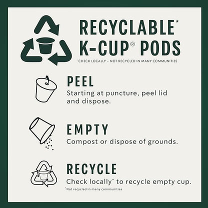 Starbucks K-Cup Coffee Pods, Hazelnut Cocoa Flavored Coffee for Keurig Brewers, 100% Arabica, Holiday, 1 Box (22 Pods)