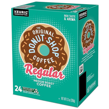 The Original Donut Shop Regular Keurig Single-Serve K-Cup Pods, Medium Roast Coffee, 96 Count