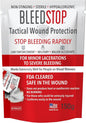 BleedStop First Aid Powder for Blood Clotting, Trauma Kit, Blood Thinner Patients, Camping Safety, and Survival Equipment for Moderate to Severe Bleeding Wounds or Nosebleeds 150 Gram