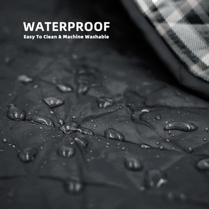 Outdoor Waterproof Blanket, Foldable Fleece Stadium Blanket for Outdoor Sports Event, Camping, Concerts, Car, Pet, Picnics - Windproof, Wearable, Machine Washable 80" x 58"