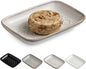 Gomakren Soap Dish for Shower, Christmas Ceramic Soap Dishes for Bar Soap Sponge, Shower Soap Holder Saver Tray for Bathroom Kitchen Sink, Easy to Clean, Beige