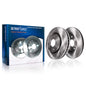Detroit Axle - 11.02 (280mm) FRONT Disc Brake Rotors Replacement for VW Jetta Golf Beetle - 2pc Set