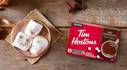 Tim Hortons Original Hot Chocolate, Single Serve Keurig K-Cup Pods, 10 Count