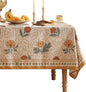 patdrea Designer French Vintage Extra Long Rectangular Tablecloth,Yellow Floral Pattern Anti-Wrinkle Table Cloth,Decor Cover for Kitchen Dining Parties,Christmas,Thanksgiving,63"x110"-Cornflowers