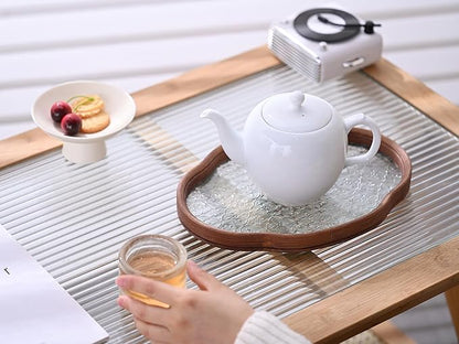 Teapot with Infuser Ceramic Tea Pot with Removable Stainless Steel Fliter for Loose Tea 15.80 OZ/450ml (1-2cups) Teapots for Tea Coffee Milk for Office Home Men Women (White)
