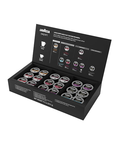 Lavazza Expert Variety Pack, Contains Light, Medium, and Dark Roast Espresso and Coffee Capsules, Compatible with Lavazza Classy Machines (36 Capsules)