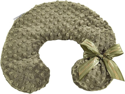 Sonoma Lavender Luxury Eucalyptus/Lavender Heatable/Chillable Neck Pillow, Microwaveable for Neck and Shoulders with Removable Washable Covers, Great for Relaxation and Pain Relief (Green Dot)