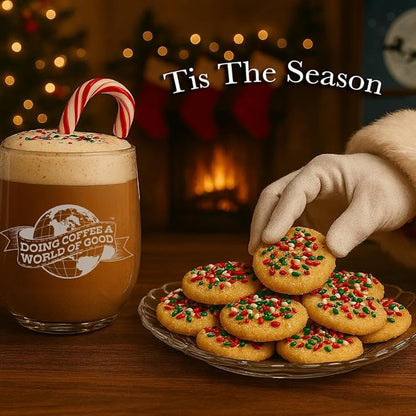 Fresh Roasted Coffee, Christmas Cookie, Flavored Coffee Pods, K-Cup Compatible, 24 Count