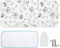Seiritex Ironing Mat for Table Top, Portable Ironing Pad 39.4 x 18.9 inch Iron Board 5 in 1 Travel Iron Blanket for Counter top, Washer, Dryer, White