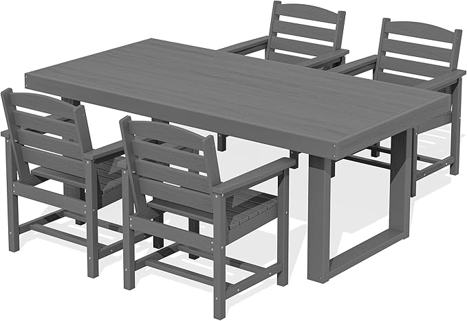 SERWALL HDPE Outdoor Dining Set
