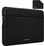 RAINYEAR Laptop Sleeve Case 13.3 Inch, Protective Portable Case with Front Pocket, Briefcase Handbag Laptop Bag Compatible with MacBook Air/Pro 13-13.3 inch, MacBook Pro 14 inch, Black