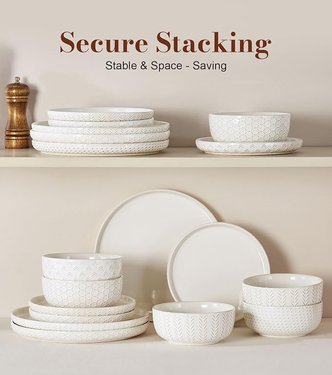 Lareina 18 Piece Dinnerware Sets