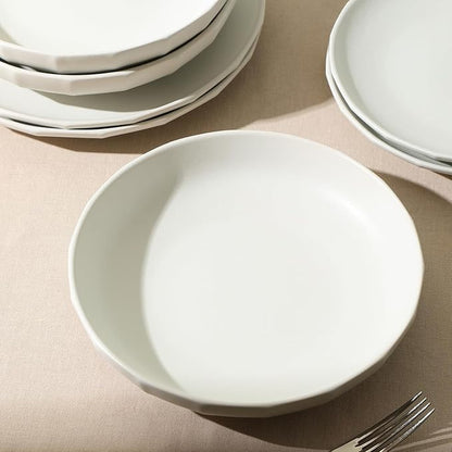 Stone Lain Rio 4-Piece Pasta Bowl Set Stoneware, Beige