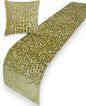 The HomeCentric Chartreuse Green Bed Runner for King/Queen/Twin Velvet Decorative Bed Scarf 53"x18" Bed Runner Without Pillow Cover, Dotted Bed Scarf Bedroom Décor Accent - Chartreuse Pulse