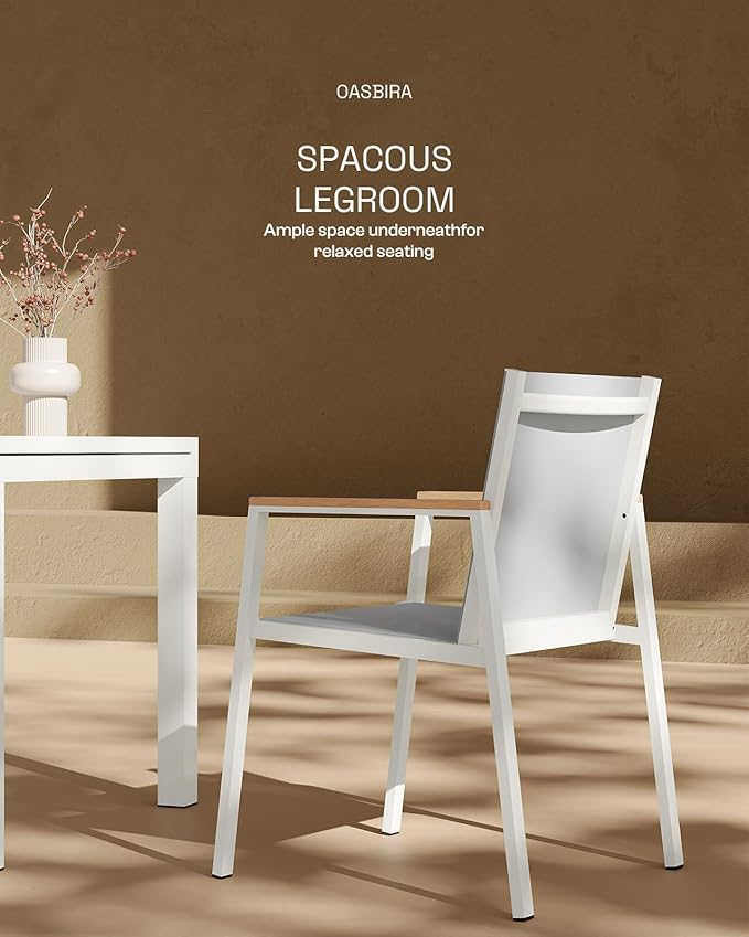 Outdoor Aluminum Patio Dining Table Set