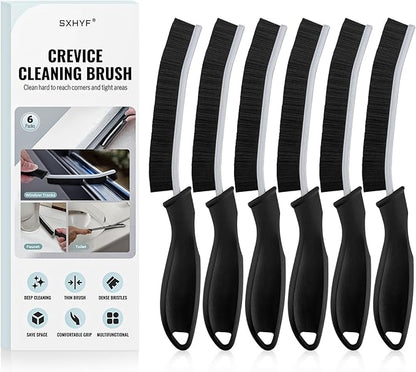 SXhyf Cleaning Brush - Hard Bristle Crevice Cleaning Brush, Multifunctional Gap Scrub Brush, Home Essentials, Bathroom Cleaner Tools for Household Use, Kitchen, Window, Faucet, S1110SE