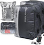 Black Voyage Reusable Vacuum Compression Travel Bag for Carry-On Suitcase and Backpack, Recycled IP67 Waterproof Space Saver Vacpack (2-Pack, 41L - Pump Included)