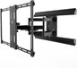 Kanto PMX680 Full Motion Pro Series Mount for 39" to 80" TVs | Adjustable Positioning | Integrated Cable Management | Toolless Tilt | Black