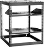 VEVOR 12U Server Rack, Open Frame Network Rack for IT & AV Gear, Floor Standing or Wall Mounted,with 2PCS 1U Rack Shelves & Mounting Hardware, AV Rack for 19" Networking,Audio and Video Device