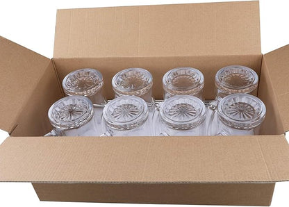 QAPPDA Beer Mugs Set,Glass Mugs With Handle 16oz,Large Beer Glasses For Freezer,Beer Cups Drinking Glasses 500ml,Pub Drinking Mugs Stein Water Cups For Bar,Alcohol,Beverages Set of 8 KTZB02…