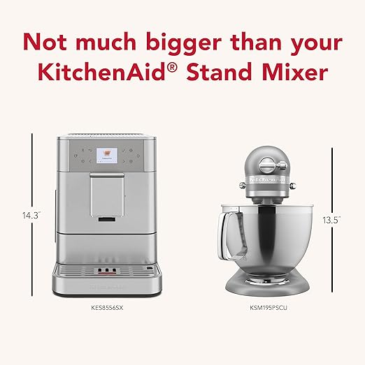 KitchenAid Fully Automatic Espresso Machine KF6, KES8556SX, Stainless Steel