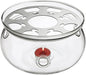 CnGlass Universal Glass Teapot Warmer,Handcrafted with Heat Proof & Lead-Free Glass Tealight Warmer 5.3 in/13.5cm diameter (Candle not Included)