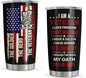 Veterans Day Gifts Tumbler 20oz, Gift for Veteran, Veteran Gifts for Men, Army/Marine Corps Veterans Present, Vietnam Veterans Present, Gift for Proud Patriotic Hard Head Veterans Drink Cup