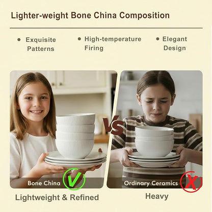 16 Piece Bone China Dinnerware Sets